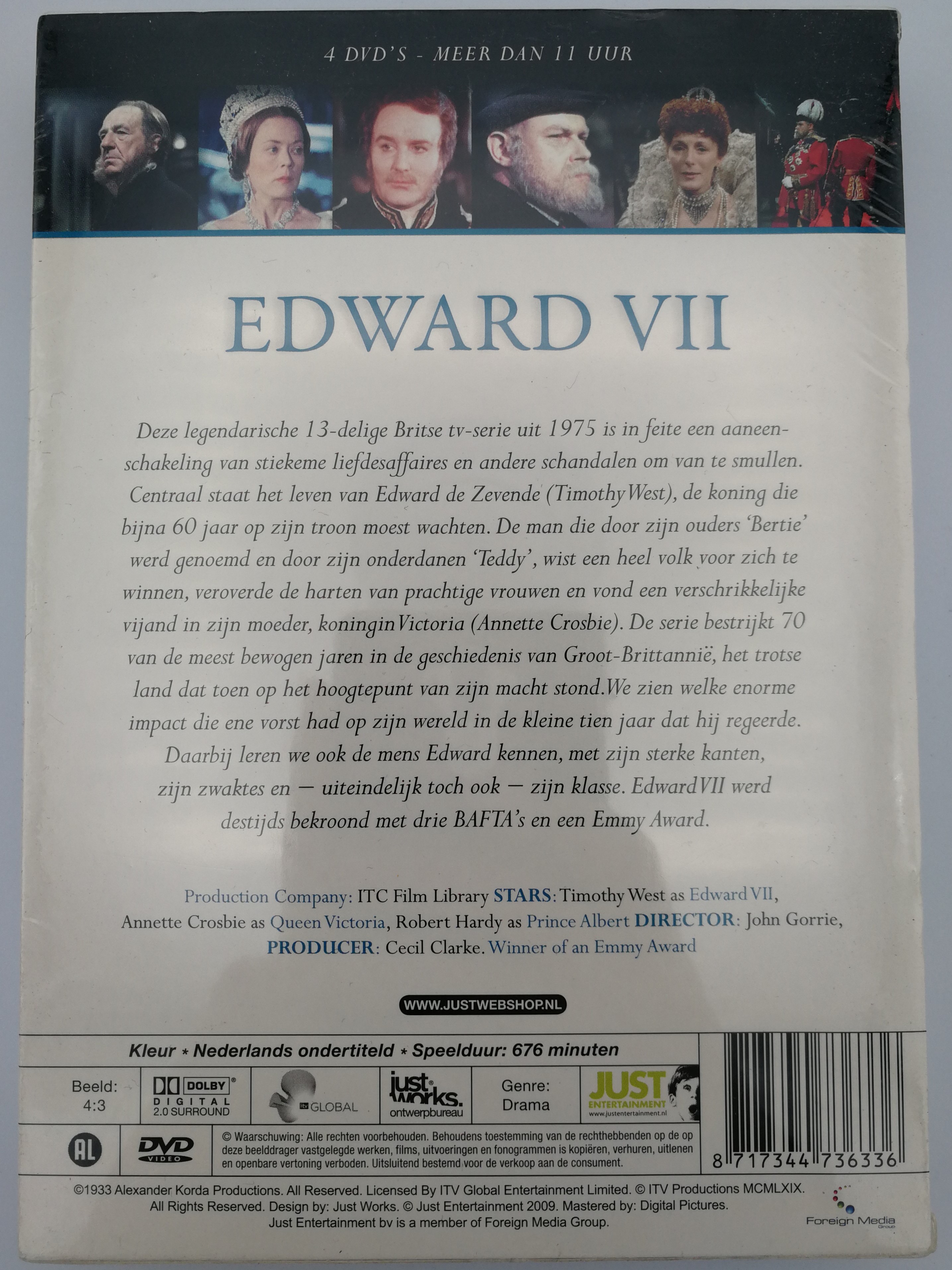 Edward VII 4 DVD Box 1979 Edwad the Seventh TV Series  1